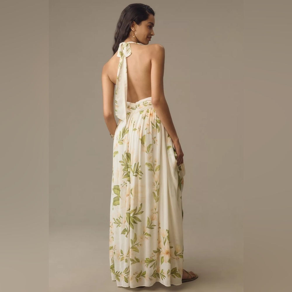 ❤️HP❤️NWT Size XL - Farm Rio V-Neck Floral Maxi Dress - Picture 3 of 13